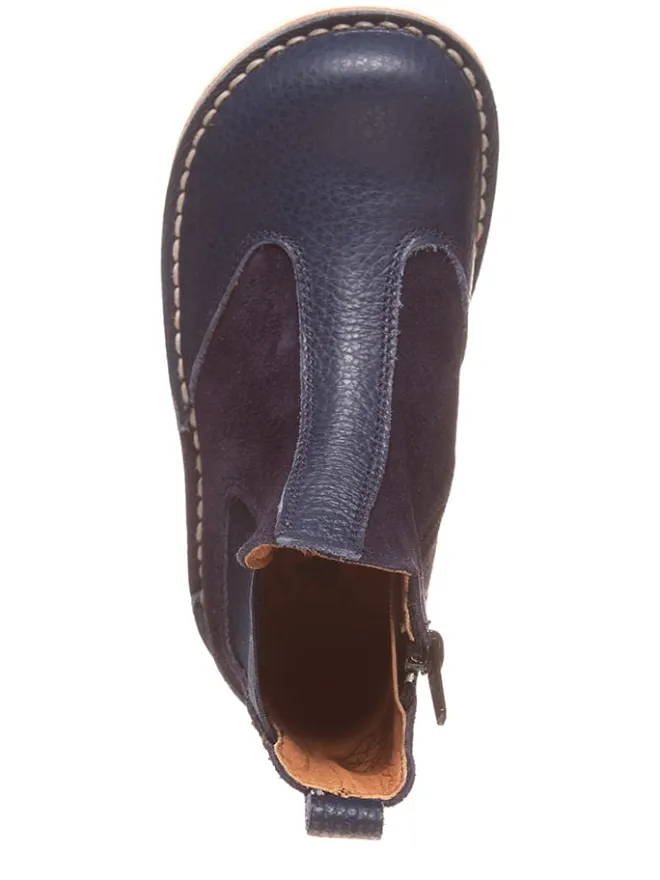 Leder-Chelsea-Boots in Dunkelblau>El Naturalista Hot
