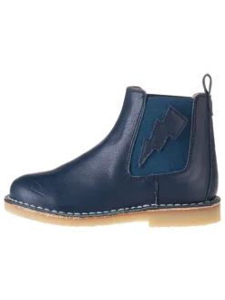 kmins Stiefeletten·Chelsea Boots^Leder-Chelsea-Boots in Dunkelblau