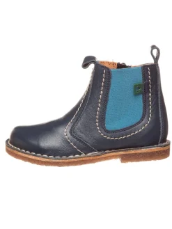 El Naturalista Stiefeletten·Chelsea Boots^Leder-Chelsea-Boots in Dunkelblau