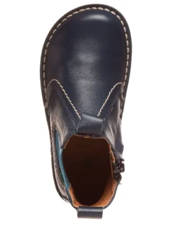 El Naturalista Stiefeletten·Chelsea Boots^Leder-Chelsea-Boots in Dunkelblau