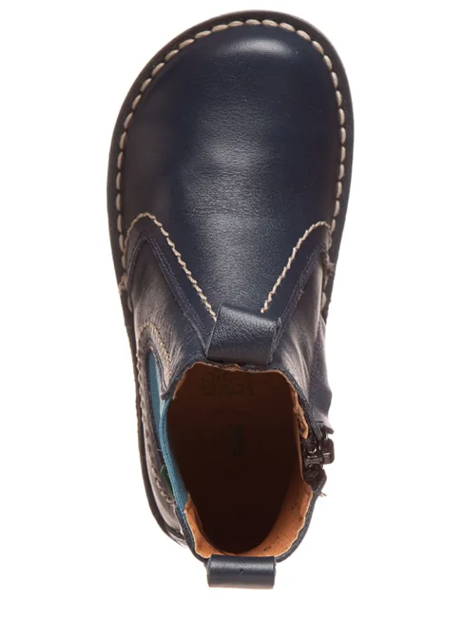 El Naturalista Stiefeletten·Chelsea Boots^Leder-Chelsea-Boots in Dunkelblau
