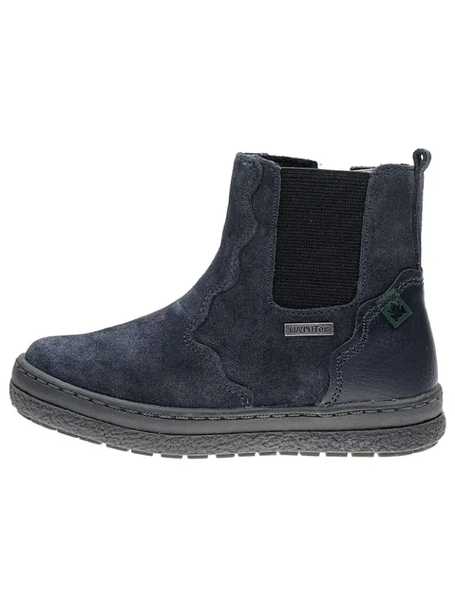 El Naturalista Stiefeletten·Chelsea Boots^Leder-Chelsea-Boots in Dunkelblau