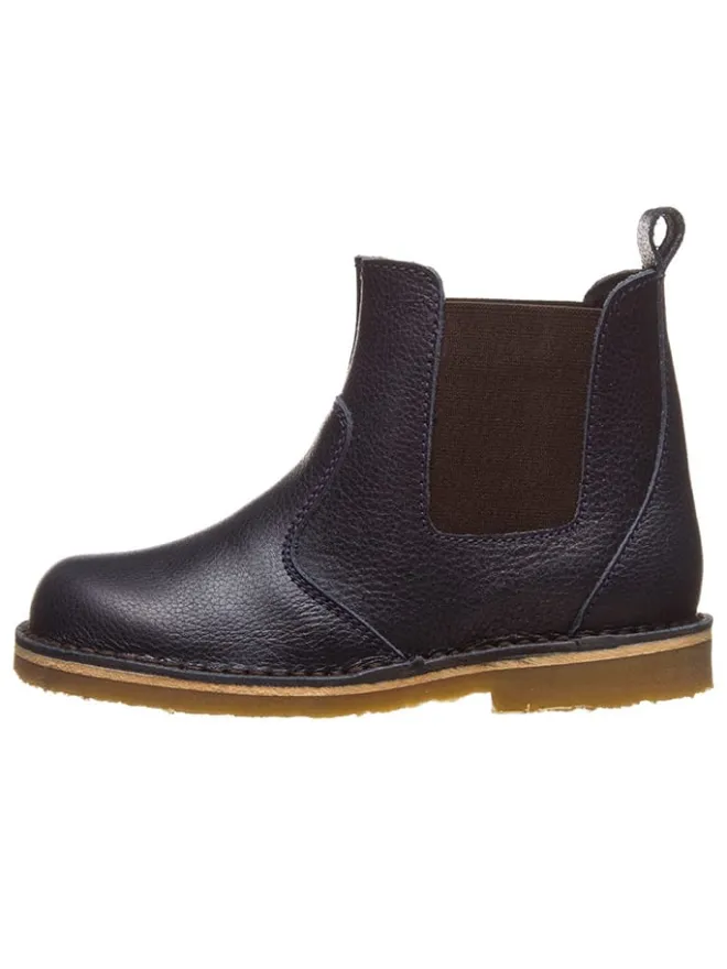 kmins Stiefeletten·Chelsea Boots^Leder-Chelsea-Boots in Dunkelblau