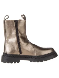 lamino Stiefeletten·Chelsea Boots^Leder-Chelsea-Boots in Gold