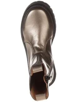 lamino Stiefeletten·Chelsea Boots^Leder-Chelsea-Boots in Gold