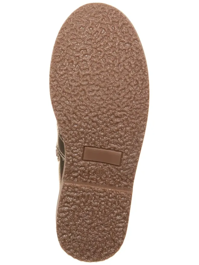 kmins Stiefeletten·Chelsea Boots^Leder-Chelsea-Boots in Gold