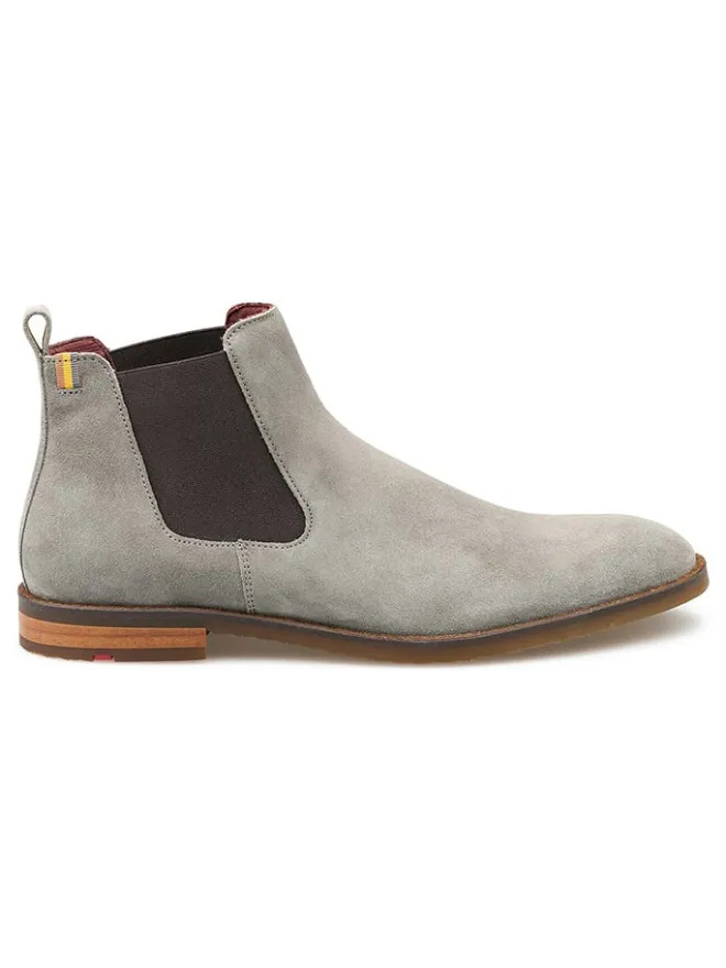 Leder-Chelsea-Boots in Grau>LLOYD Best