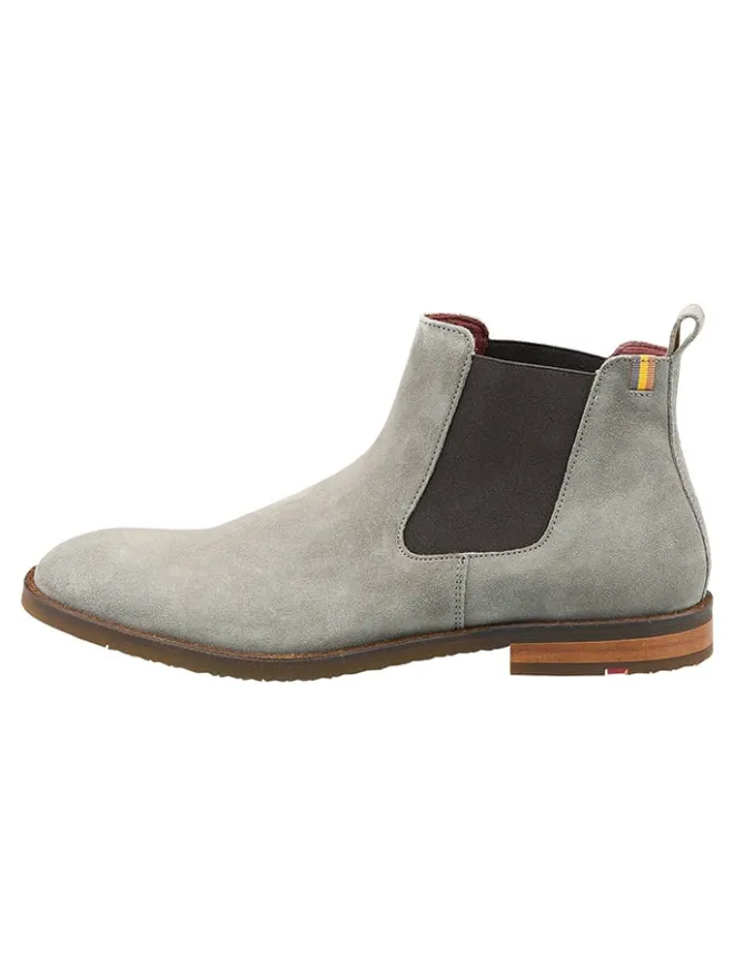 Leder-Chelsea-Boots in Grau>LLOYD Best