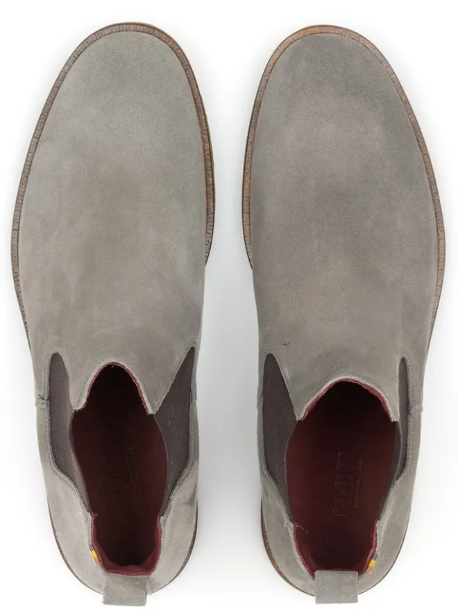 Leder-Chelsea-Boots in Grau>LLOYD Best