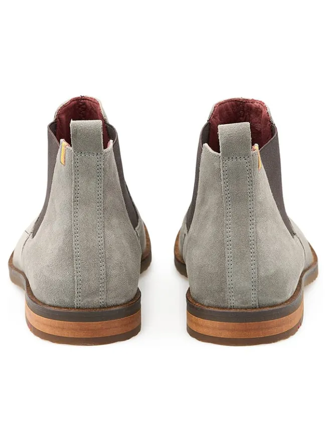 Leder-Chelsea-Boots in Grau>LLOYD Best