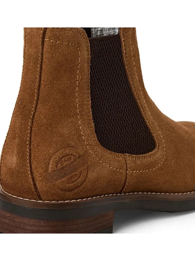 Leder-Chelsea-Boots in Hellbraun>s.Oliver Hot