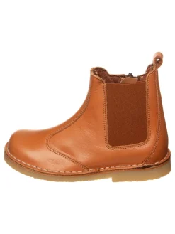 kmins Stiefeletten·Chelsea Boots^Leder-Chelsea-Boots in Hellbraun
