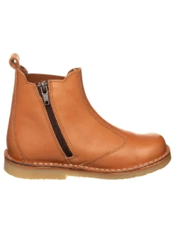 kmins Stiefeletten·Chelsea Boots^Leder-Chelsea-Boots in Hellbraun