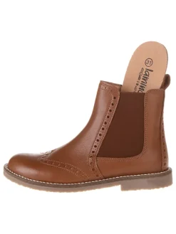 lamino Stiefeletten·Chelsea Boots^Leder-Chelsea-Boots in Hellbraun