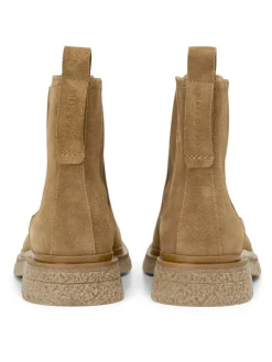 Leder-Chelsea-Boots in Hellbraun><noscript><img width=