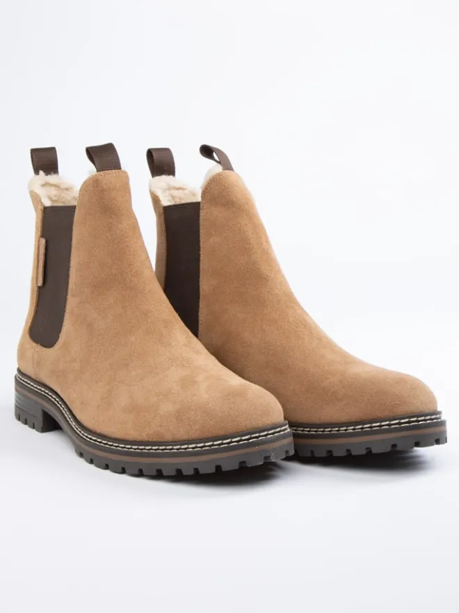 Leder-Chelsea-Boots in Hellbraun>PAUL VESTERBRO Online