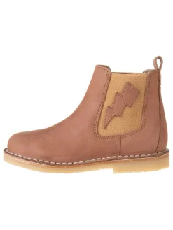 kmins Stiefeletten·Chelsea Boots^Leder-Chelsea-Boots in Hellbraun