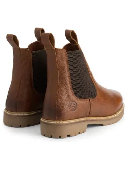 TRAVELIN' Stiefeletten^Leder-Chelsea-Boots in Hellbraun