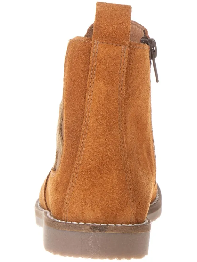 Leder-Chelsea-Boots in Hellbraun>lamino Online
