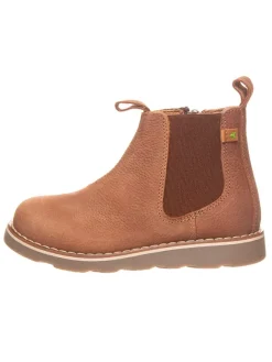 El Naturalista Stiefeletten·Chelsea Boots^Leder-Chelsea-Boots in Hellbraun
