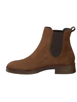 Leder-Chelsea-Boots in Hellbraun>Paul Green Outlet
