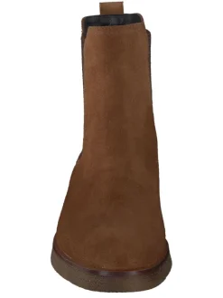 Leder-Chelsea-Boots in Hellbraun><noscript><img width=
