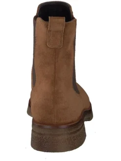 Leder-Chelsea-Boots in Hellbraun><noscript><img width=