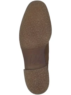 Leder-Chelsea-Boots in Hellbraun><noscript><img width=