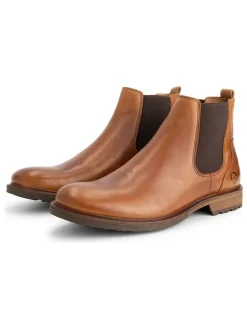 TRAVELIN' Stiefel & Boots^Leder-Chelsea-Boots in Hellbraun