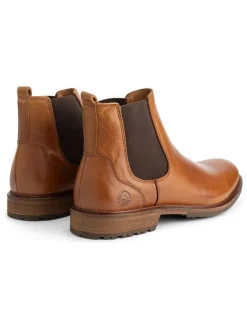 TRAVELIN' Stiefel & Boots^Leder-Chelsea-Boots in Hellbraun