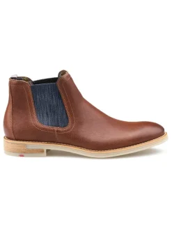 Leder-Chelsea-Boots in Hellbraun>LLOYD Outlet