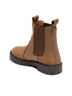 Leder-Chelsea-Boots in Hellbraun><noscript><img width=