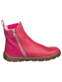 Leder-Chelsea-Boots in Pink>POM POM Clearance