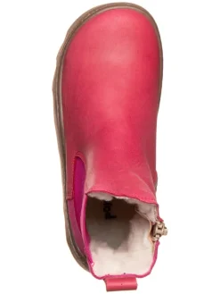 Leder-Chelsea-Boots in Pink><noscript><img width=
