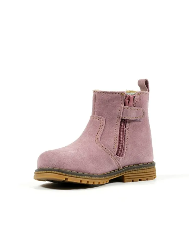 Leder-Chelsea-Boots in Rosa>Richter Shoes Online