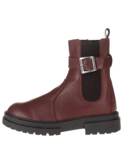 lamino Stiefeletten·Chelsea Boots^Leder-Chelsea-Boots in Rot