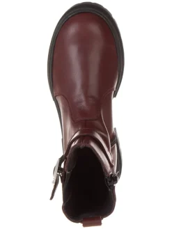 lamino Stiefeletten·Chelsea Boots^Leder-Chelsea-Boots in Rot