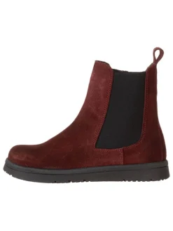 lamino Stiefeletten·Chelsea Boots^Leder-Chelsea-Boots in Rot