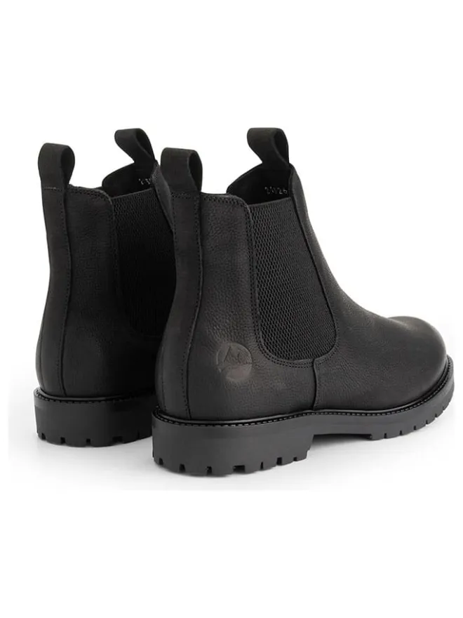 TRAVELIN' Stiefeletten^Leder-Chelsea-Boots in Schwarz