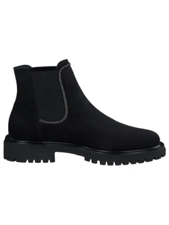 Paul Green Stiefeletten^Leder-Chelsea-Boots in Schwarz