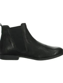 Leder-Chelsea-Boots in Schwarz><noscript><img width=