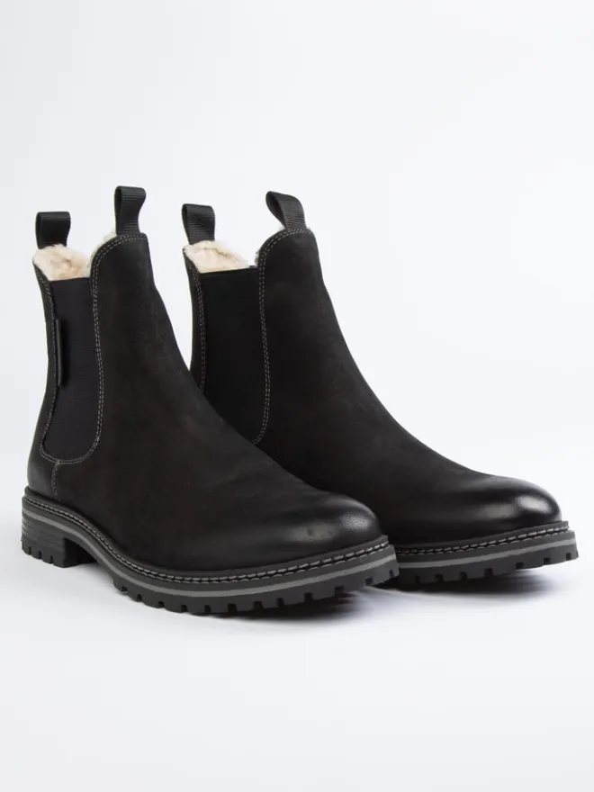 PAUL VESTERBRO Stiefel & Boots^Leder-Chelsea-Boots in Schwarz
