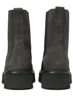 Leder-Chelsea-Boots in Schwarz><noscript><img width=