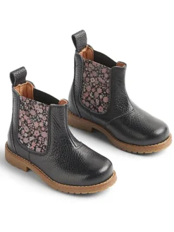 Wheat Stiefeletten·Chelsea Boots^Leder-Chelsea-Boots in Schwarz
