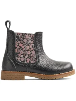 Wheat Stiefeletten·Chelsea Boots^Leder-Chelsea-Boots in Schwarz