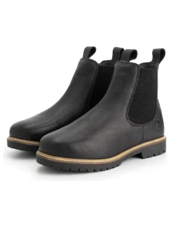 TRAVELIN' Stiefeletten^Leder-Chelsea-Boots in Schwarz