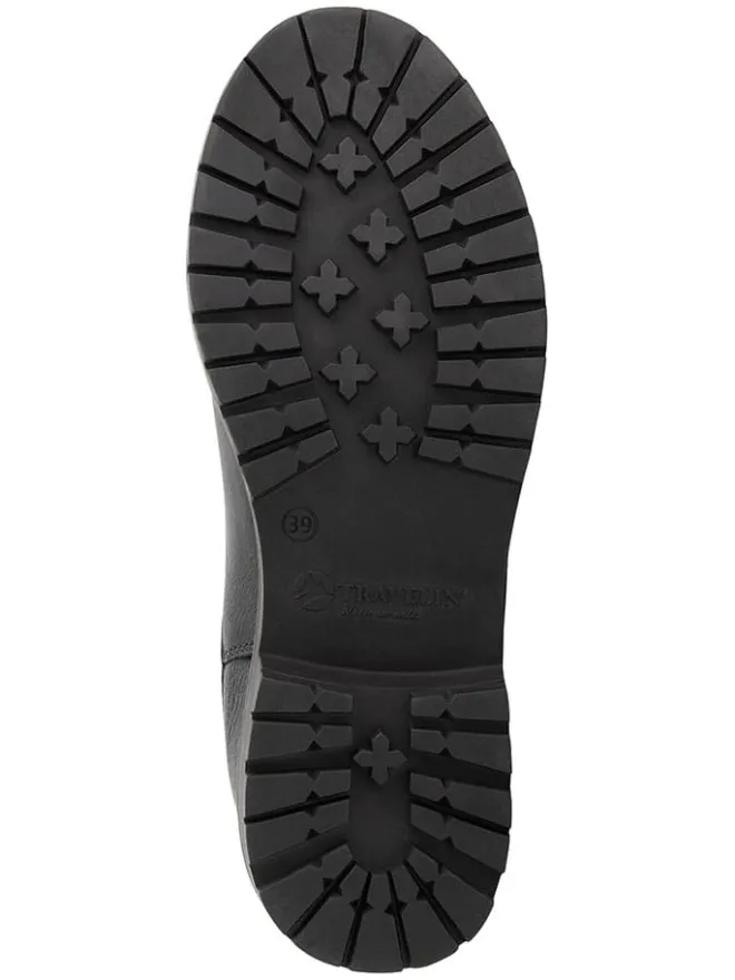 TRAVELIN' Stiefeletten^Leder-Chelsea-Boots in Schwarz