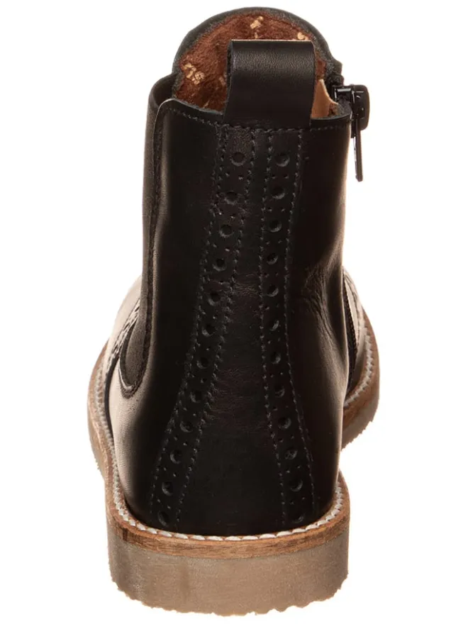 kmins Stiefeletten·Chelsea Boots^Leder-Chelsea-Boots in Schwarz