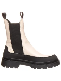 GANT Footwear Stiefeletten^Leder-Chelsea-Boots in Schwarz/ Beige