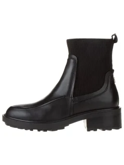 Leder-Chelsea-Boots in Schwarz>Tommy Hilfiger Shoes Outlet